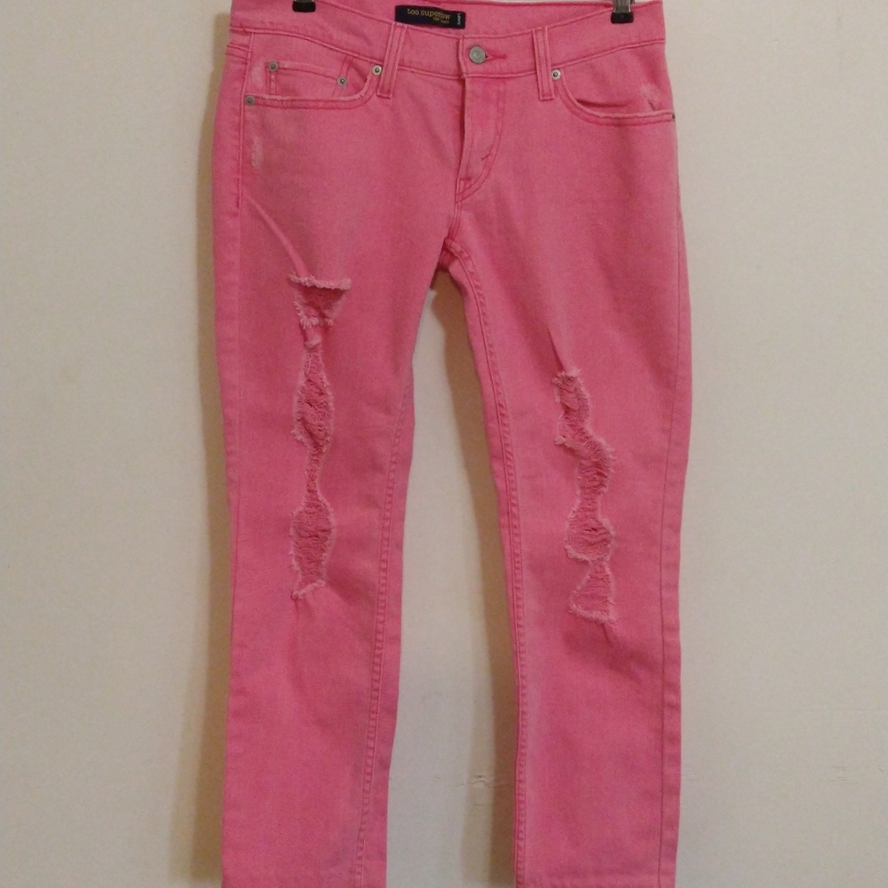 Levi's 524 two super low women skinny jeans size 7